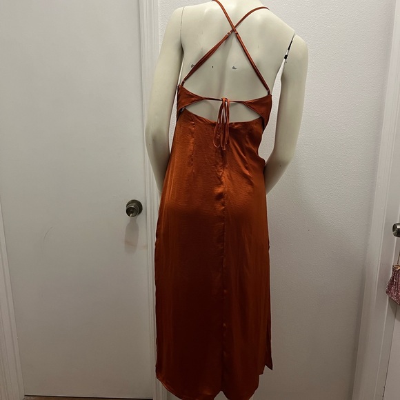 Lulu’s Copper Maxi Dress XS - Picture 2 of 8